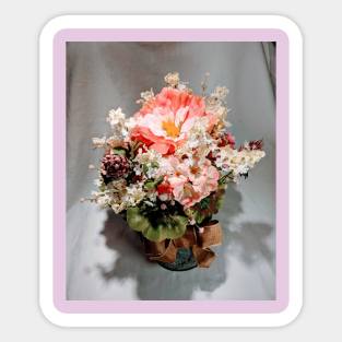 Victorian Flowers Sticker